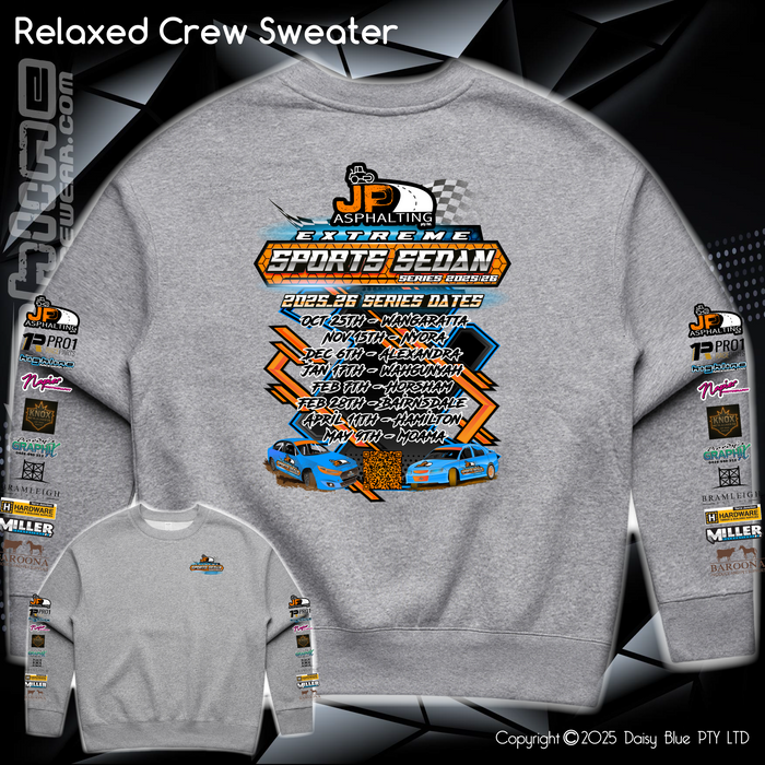 Relaxed Crew Sweater - JPA ESSS 2025/26