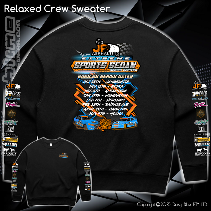 Relaxed Crew Sweater - JPA ESSS 2025/26