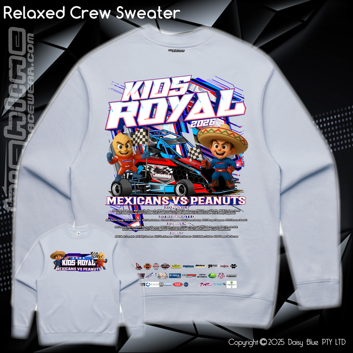 Relaxed Crew Sweater - JQMV Kids Royal 2026