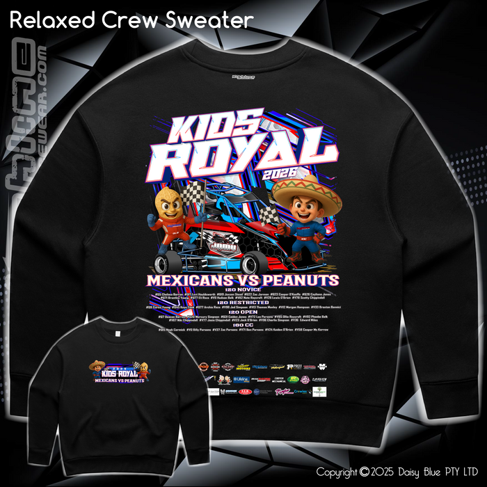 Relaxed Crew Sweater - JQMV Kids Royal 2026