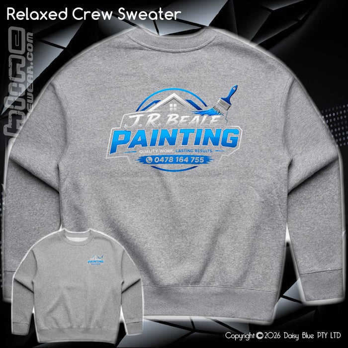Relaxed Crew Sweater - J.R Beale Painting