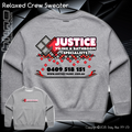 Relaxed Crew Sweater - Justice Tiling