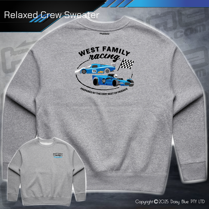 Relaxed Crew Sweater - Kevin West