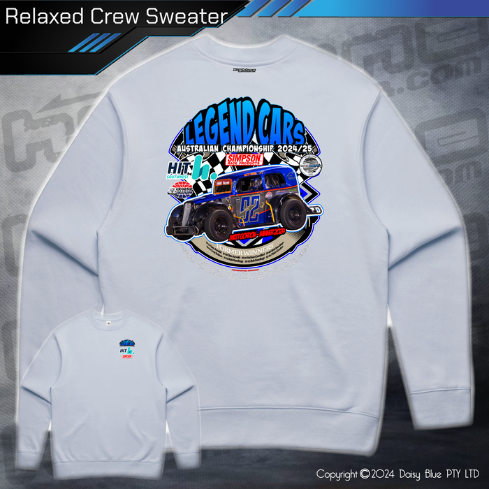Relaxed Crew Sweater - Legend Cars 2025
