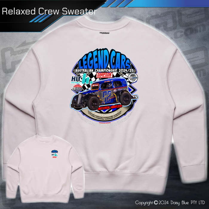 Relaxed Crew Sweater - Legend Cars 2025