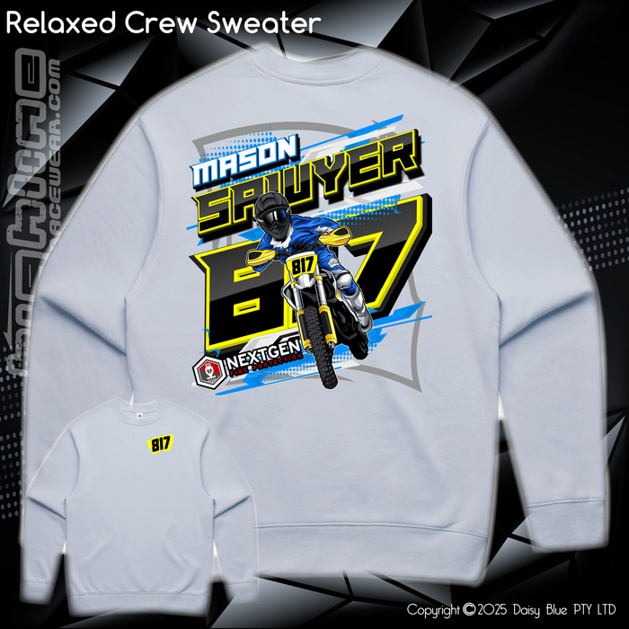 Relaxed Crew Sweater - Mason Sawyer
