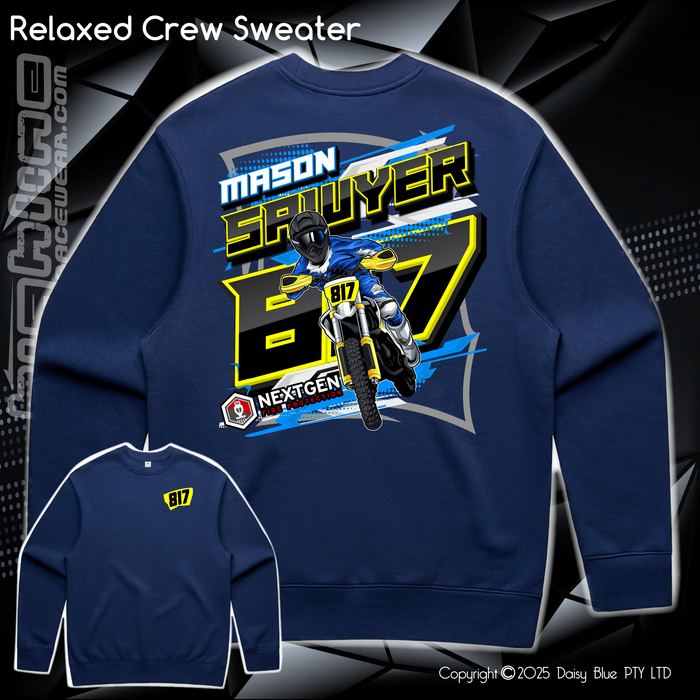 Relaxed Crew Sweater - Mason Sawyer