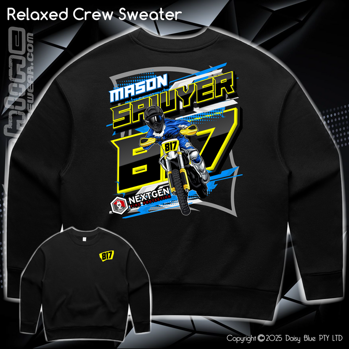 Relaxed Crew Sweater - Mason Sawyer