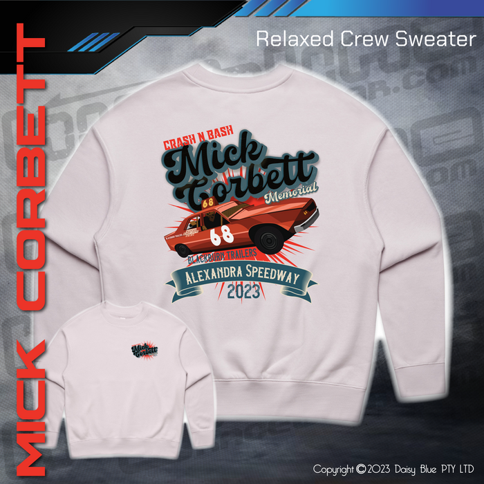 Relaxed Crew Sweater - Mick Corbett Memorial