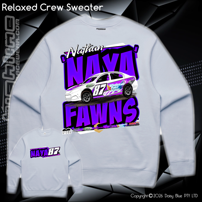 Relaxed Crew Sweater - Nathan 'NAYA' Fawns
