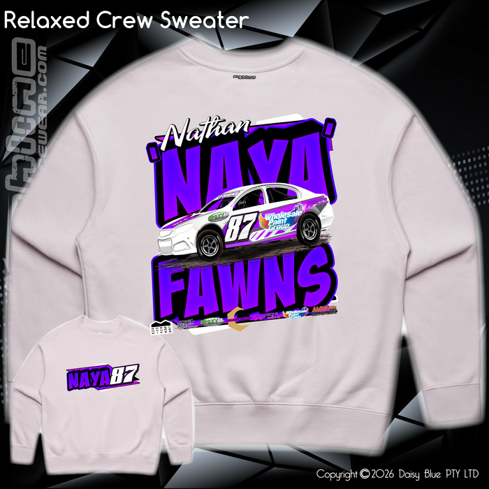 Relaxed Crew Sweater - Nathan 'NAYA' Fawns