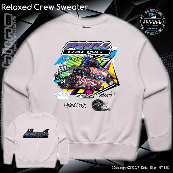 Relaxed Crew Sweater - Paull Racing