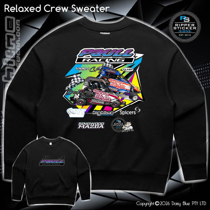 Relaxed Crew Sweater - Paull Racing