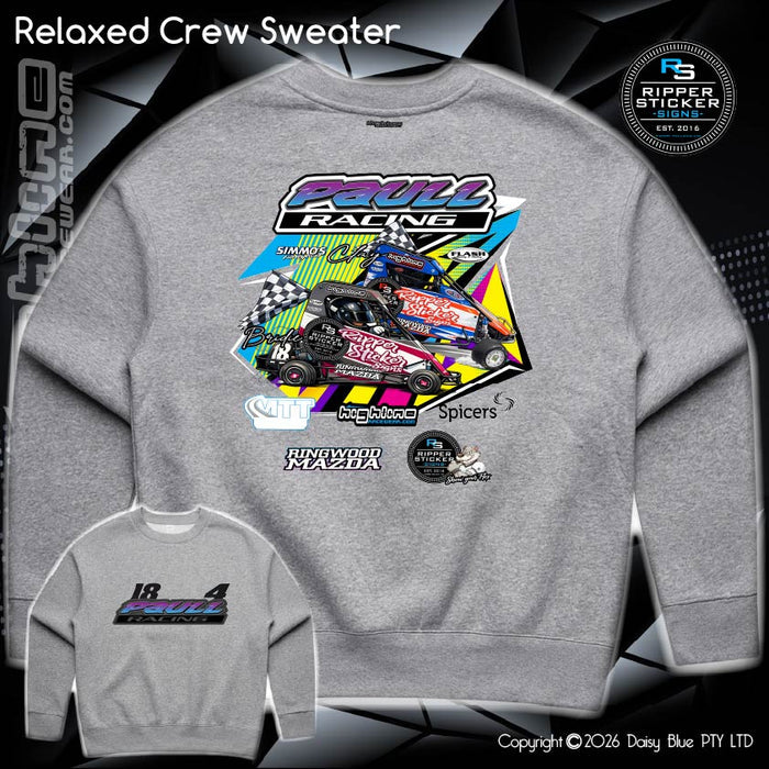 Relaxed Crew Sweater - Paull Racing