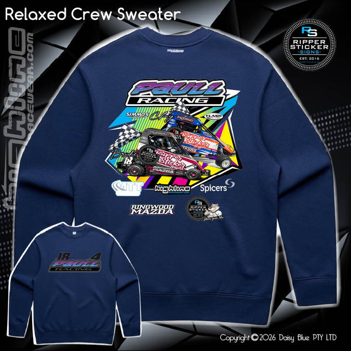 Relaxed Crew Sweater - Paull Racing