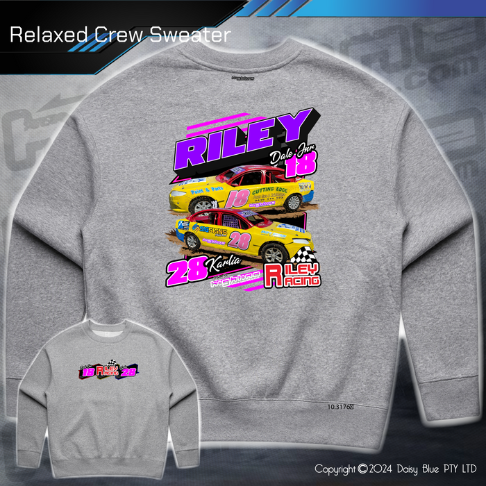 Relaxed Crew Sweater - Riley Racing