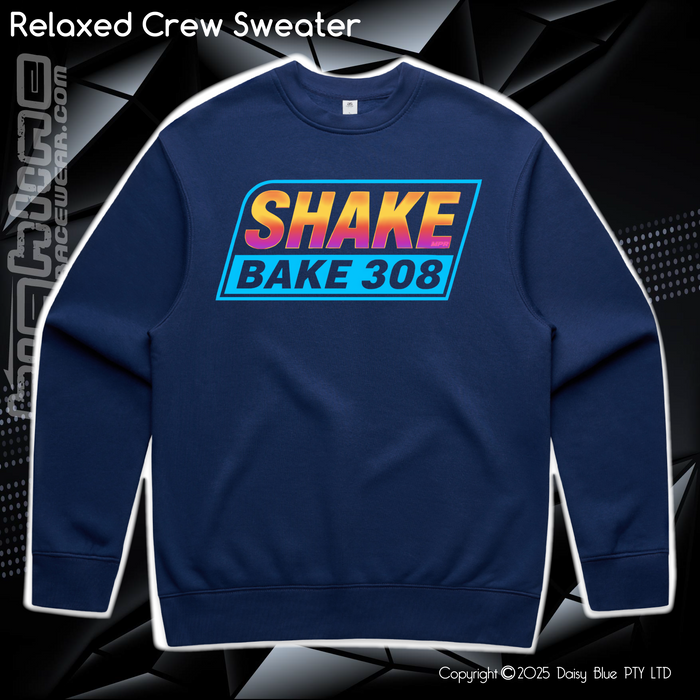 Relaxed Crew Sweater - Shake, Bake & 308 Sunset