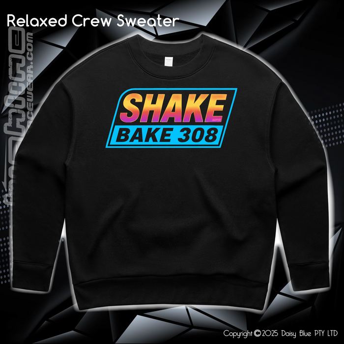 Relaxed Crew Sweater - Shake, Bake & 308 Sunset