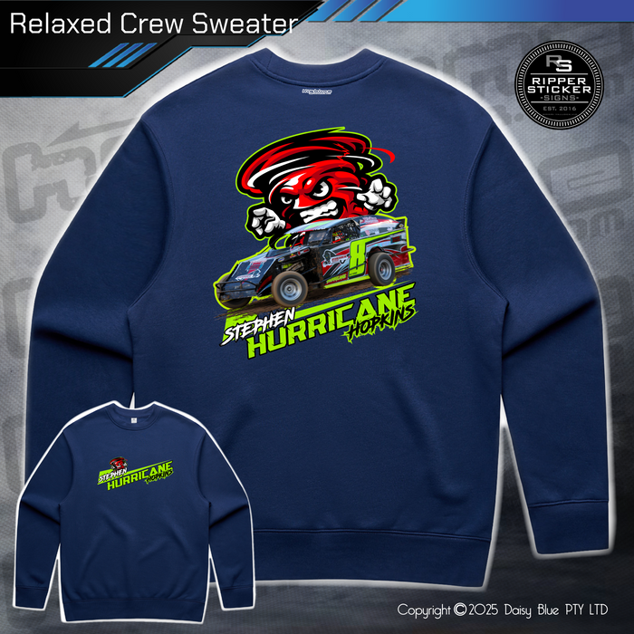 Relaxed Crew Sweater - Stephen 'Hurricane' Hopkins
