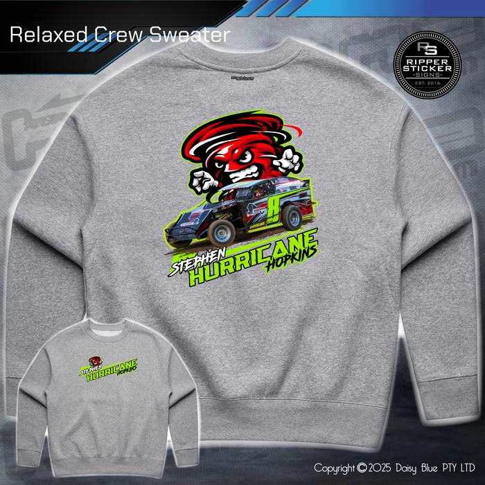 Relaxed Crew Sweater - Stephen 'Hurricane' Hopkins