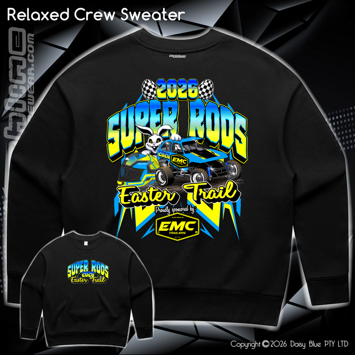 Relaxed Crew Sweater - Super Rod Easter Trail 2026