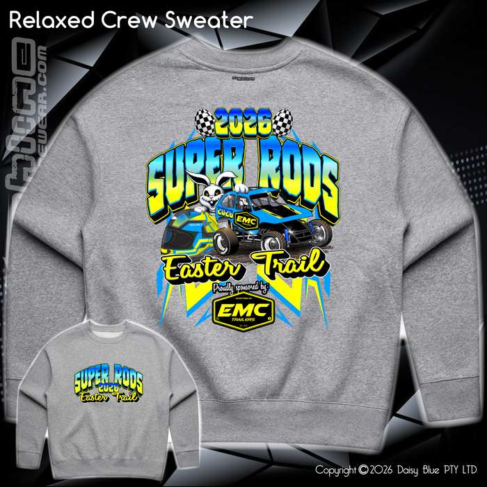 Relaxed Crew Sweater - Super Rod Easter Trail 2026