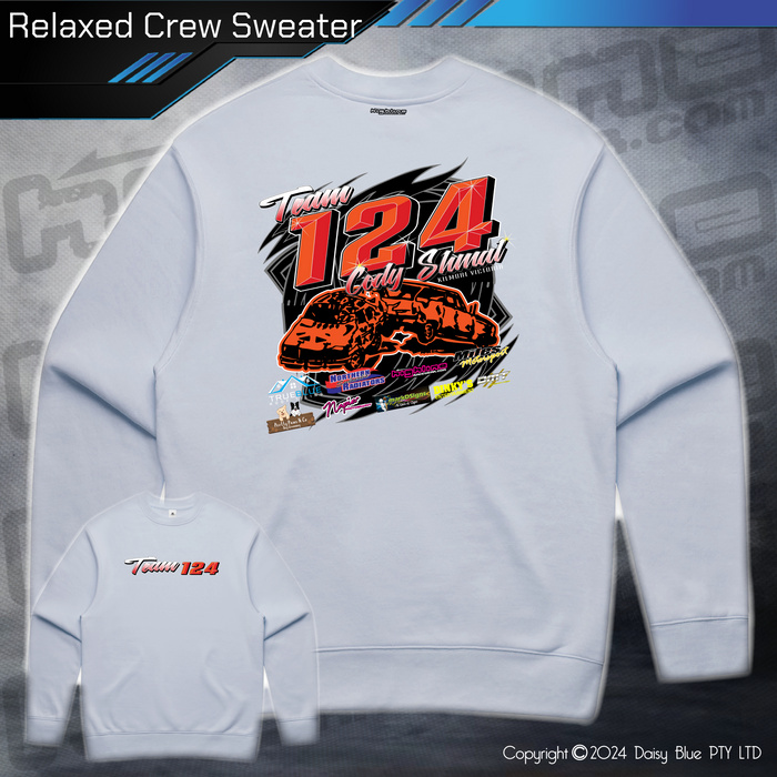 Relaxed Crew Sweater - Team 124