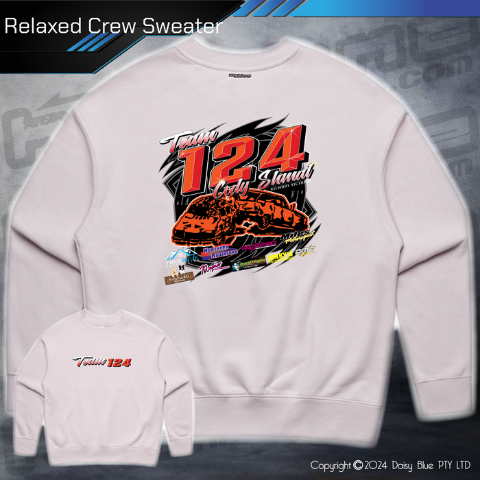 Relaxed Crew Sweater - Team 124
