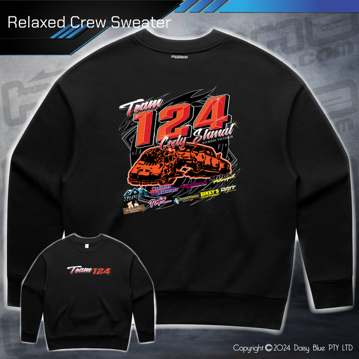 Relaxed Crew Sweater - Team 124