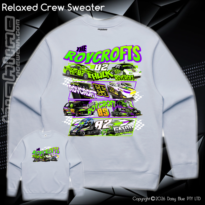 Relaxed Crew Sweater - The Roycrofts