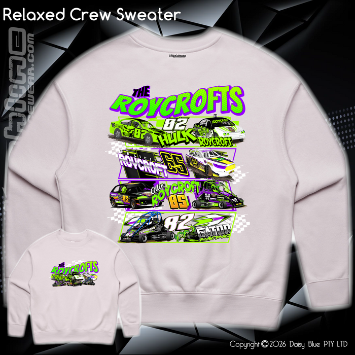 Relaxed Crew Sweater - The Roycrofts