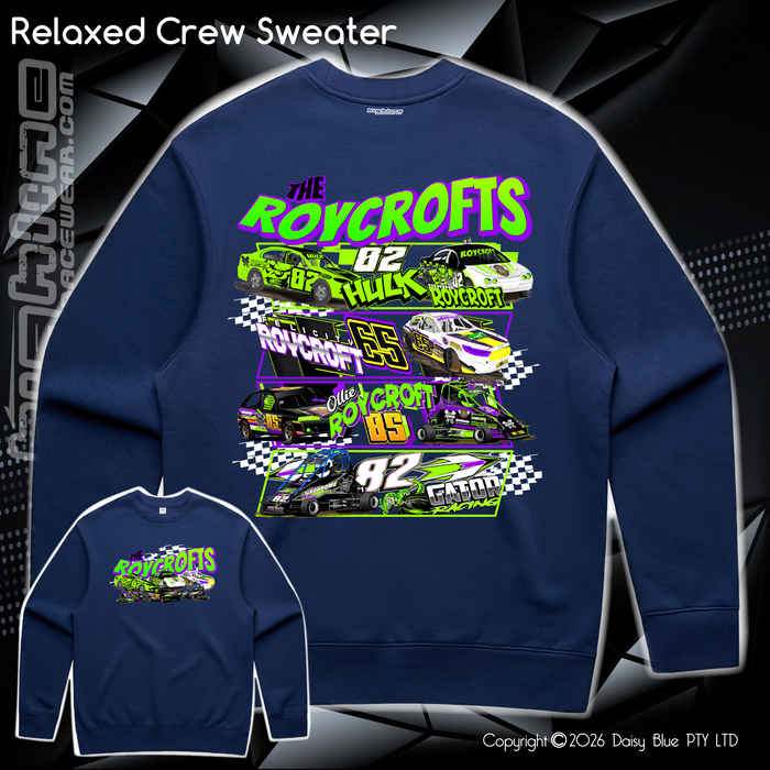 Relaxed Crew Sweater - The Roycrofts