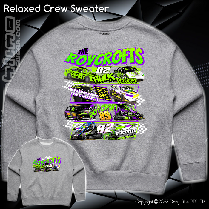 Relaxed Crew Sweater - The Roycrofts