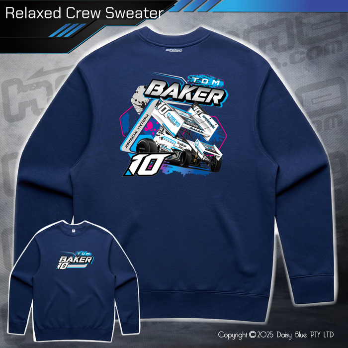 Relaxed Crew Sweater - Tom Baker