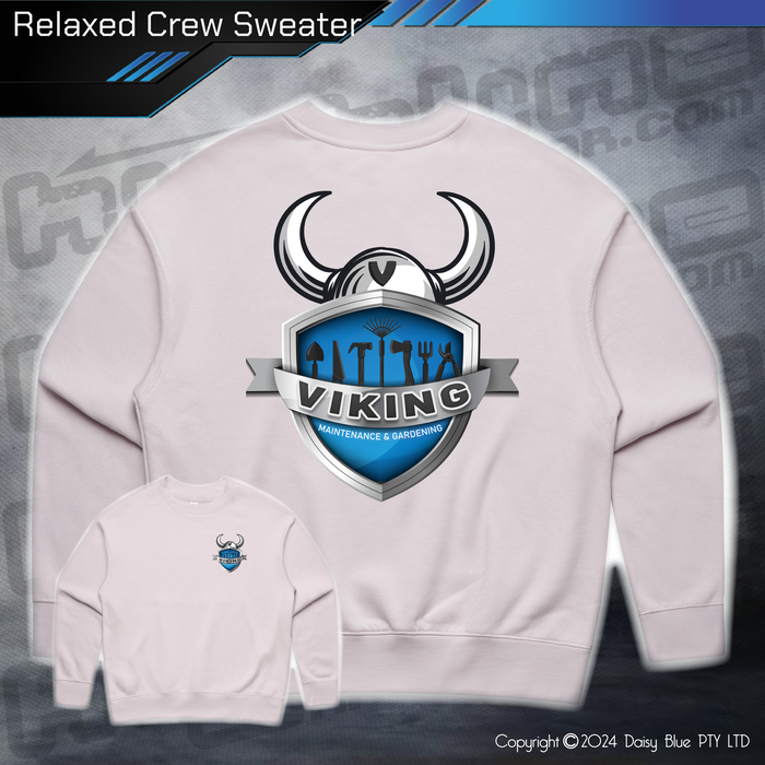 Relaxed Crew Sweater - Viking Maintenance & Gardening