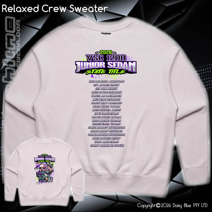 Relaxed Crew Sweater - VSC 1200 Junior Title 2026