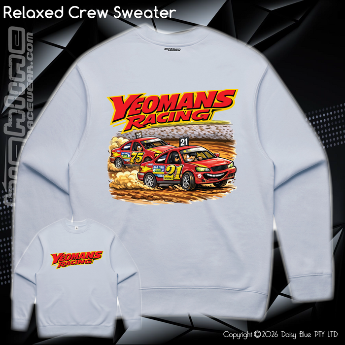 Relaxed Crew Sweater - Yeomans Racing