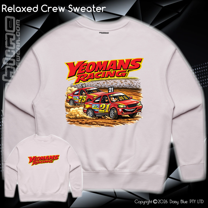 Relaxed Crew Sweater - Yeomans Racing