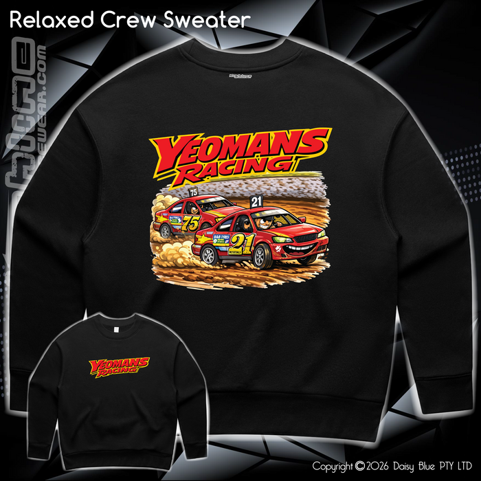 Relaxed Crew Sweater - Yeomans Racing