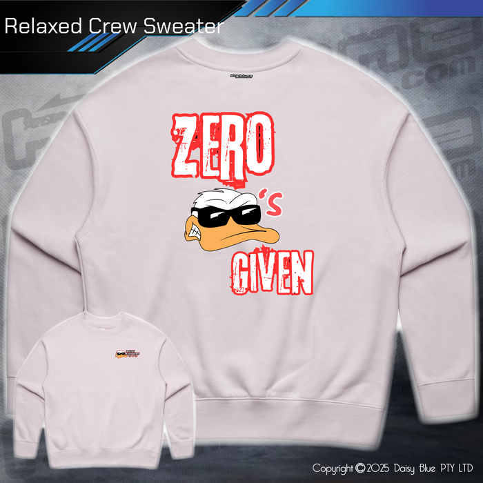 Relaxed Crew Sweater - Zero Ducks