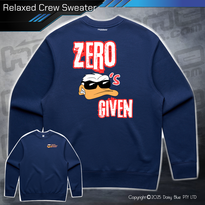 Relaxed Crew Sweater - Zero Ducks