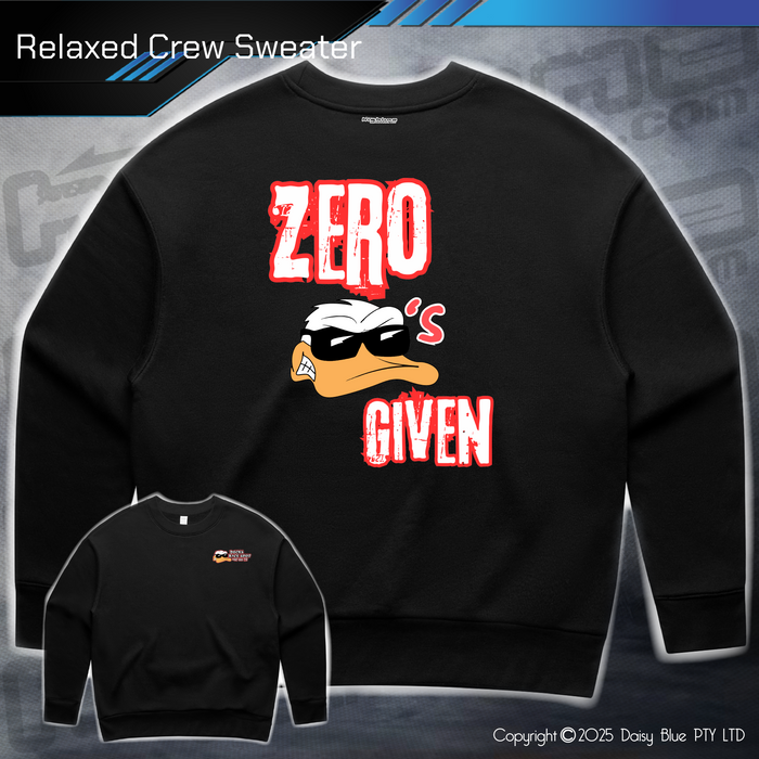 Relaxed Crew Sweater - Zero Ducks