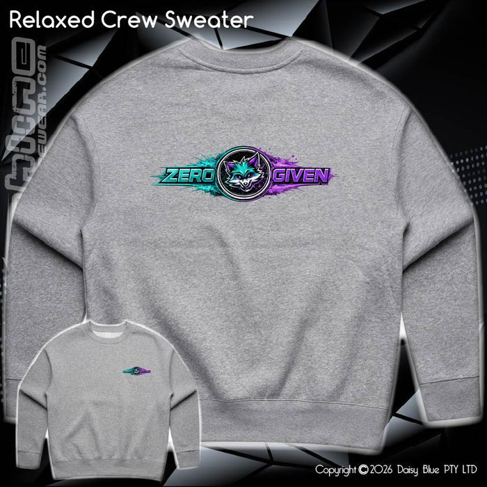 Relaxed Crew Sweater - Zero Fox 3