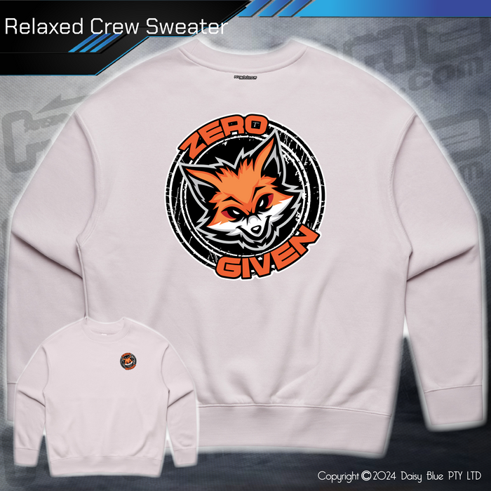 Relaxed Crew Sweater - Zero Fox Given