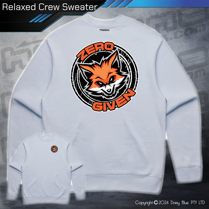 Relaxed Crew Sweater - Zero Fox Given