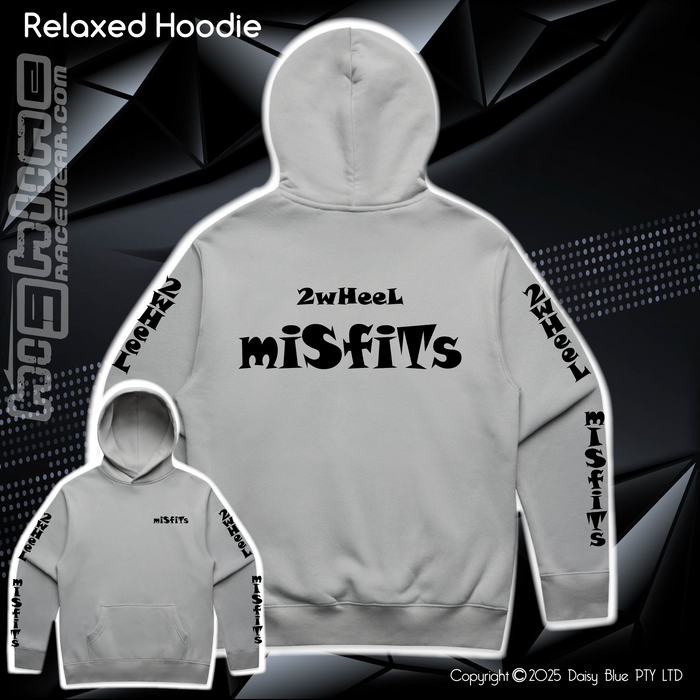 Relaxed Hoodie - 2Wheel Misfits