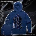 Relaxed Hoodie - CC Neon Blue