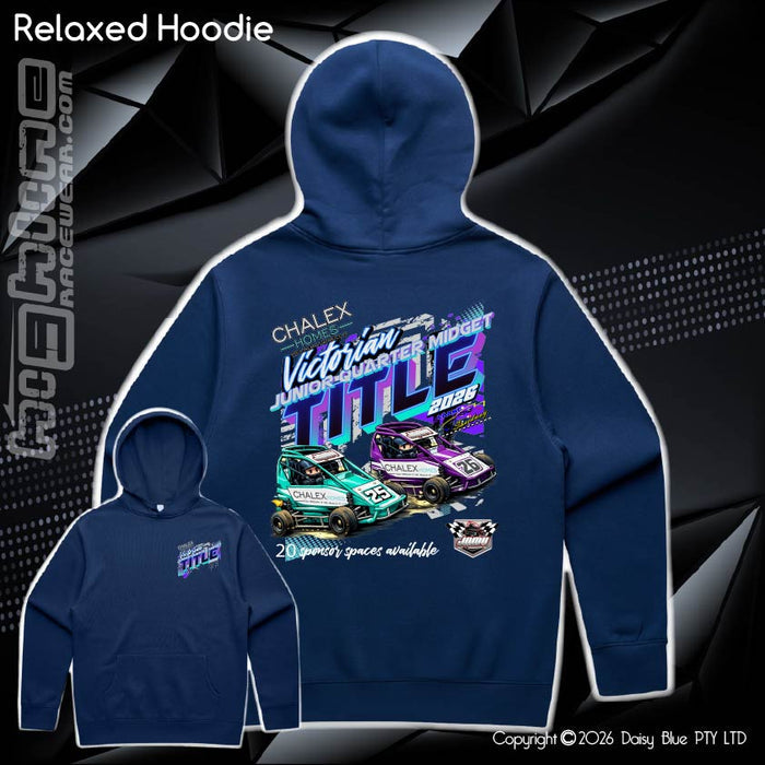 Relaxed Hoodie - Chalex Homes Junior Quarter Midget Vic Title 2026v