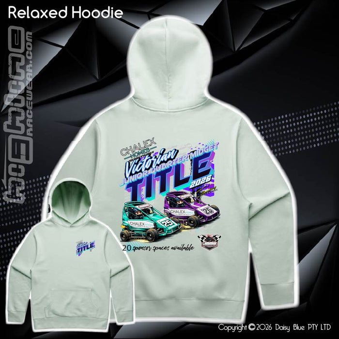 Relaxed Hoodie - Chalex Homes Junior Quarter Midget Vic Title 2026v