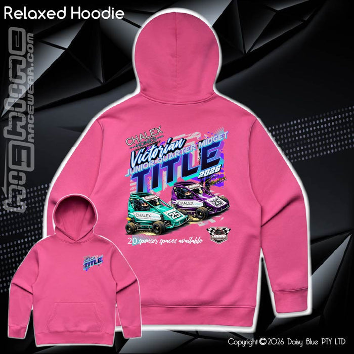 Relaxed Hoodie - Chalex Homes Junior Quarter Midget Vic Title 2026v